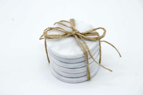 Untersetzer White pearl poliert – Bild 2