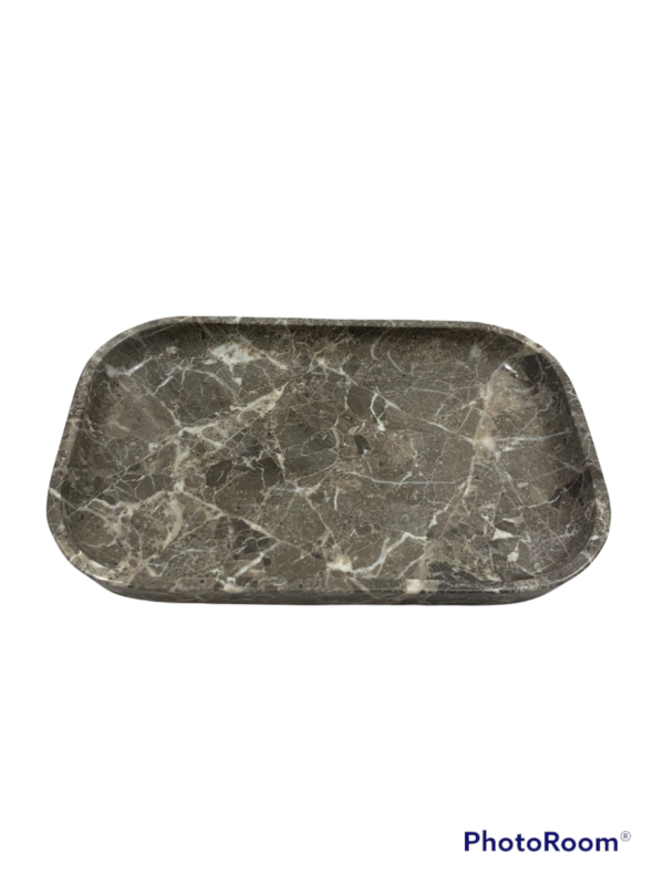 Servierschale Marmor Dark Beige