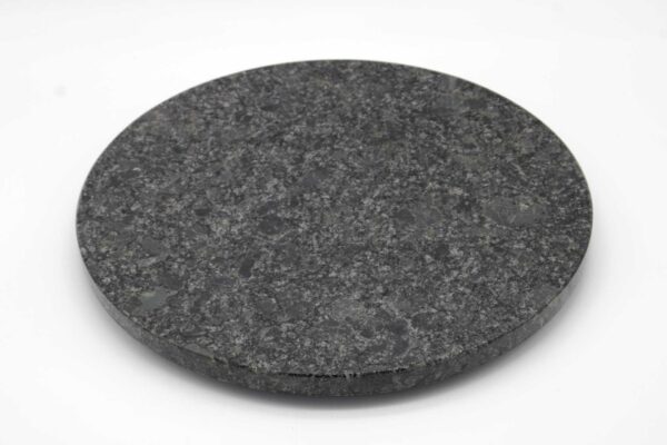 Drehplatte Steel Grey poliert