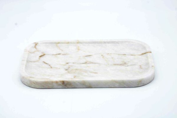 Servierschale Marmor Golden White – Bild 2