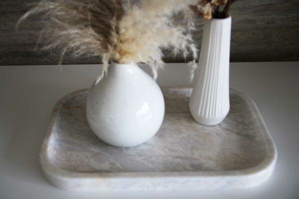 Servierschale Marmor Golden White – Bild 5