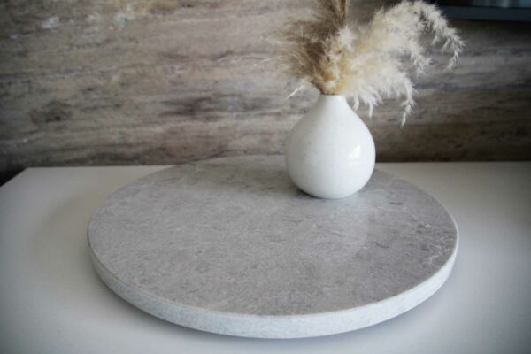 Drehplatte Quarzkomposit Bianco Drift – Bild 5