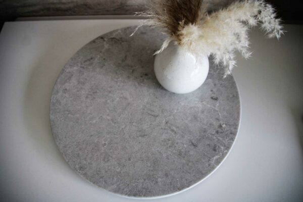 Drehplatte Quarzkomposit Bianco Drift – Bild 6