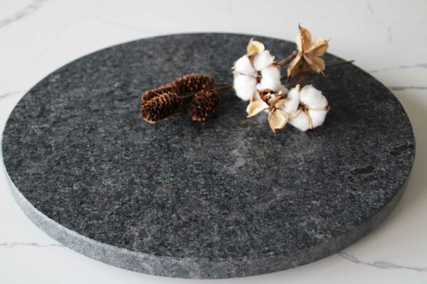 Drehplatte Steel Grey lapatura – Bild 4