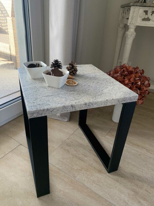 Beistelltisch Cielo Ivory satiniert – Bild 4