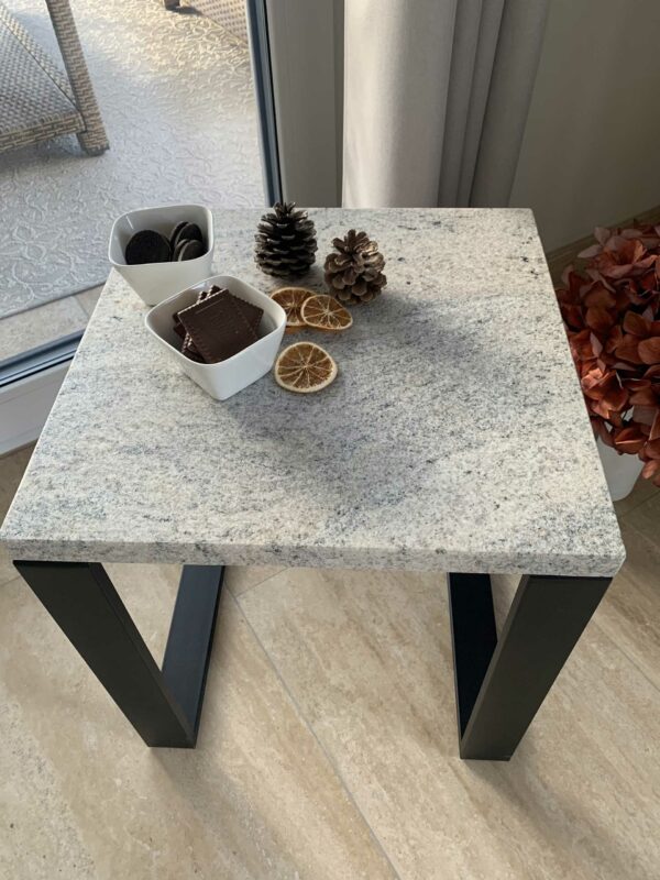 Beistelltisch Cielo Ivory satiniert – Bild 3