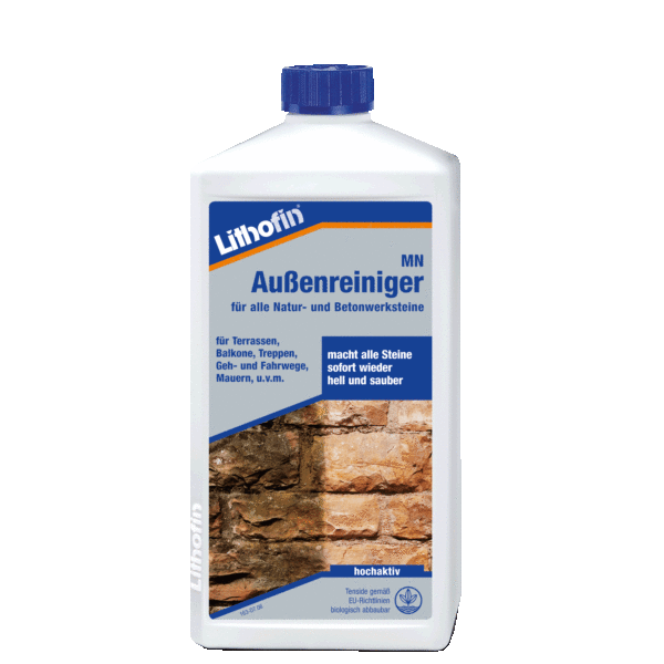 Lithofin MN Außenreiniger* 1 Liter Reiniger für alle Natur- und Betonsteinbeläge