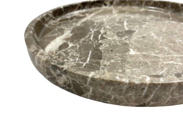 Servierschale Marmor Elegant Dark Beige – Bild 3
