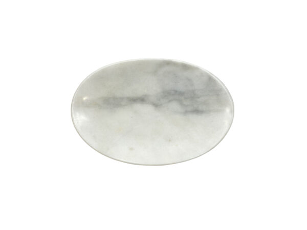 Servierschale oval Marmor Elegant White