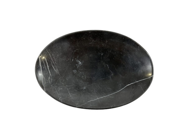 Servierschale oval Marmor Elegant Black