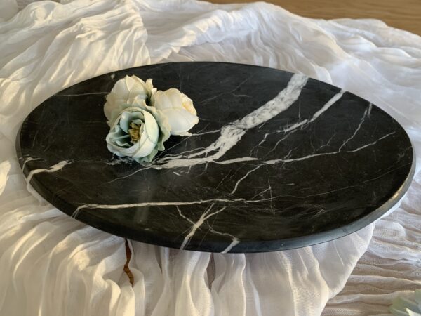 Servierschale oval Marmor